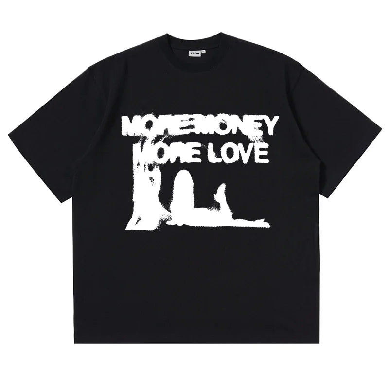 Men Oversized MORE MONEY T-Shirt