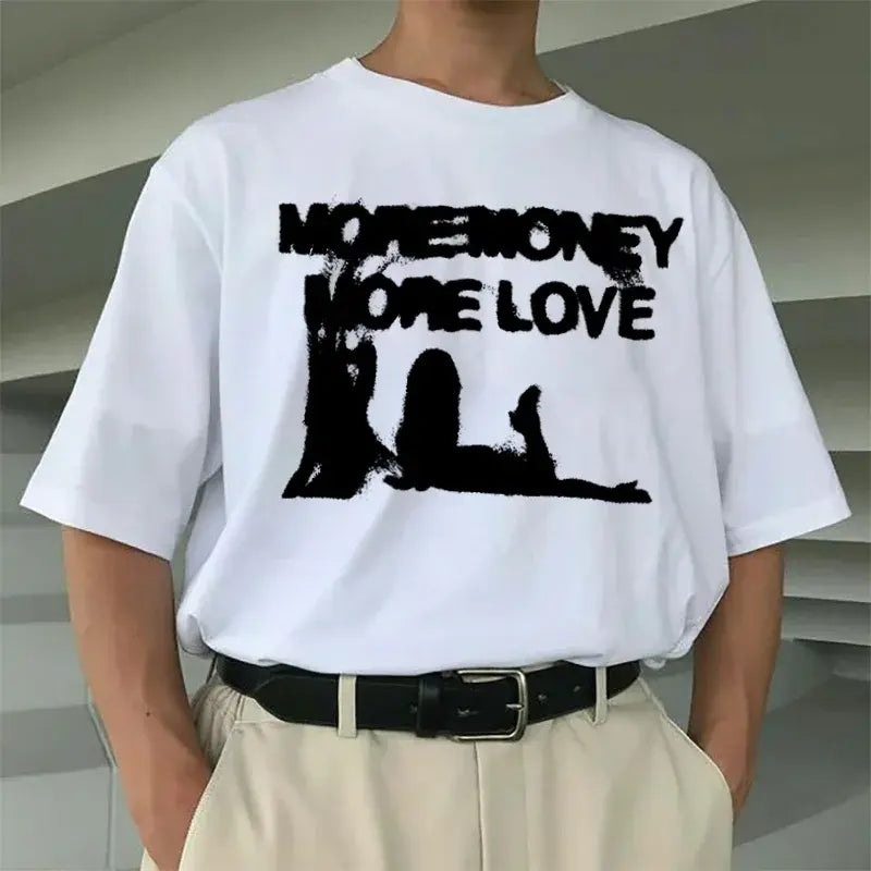 Men Oversized MORE MONEY T-Shirt