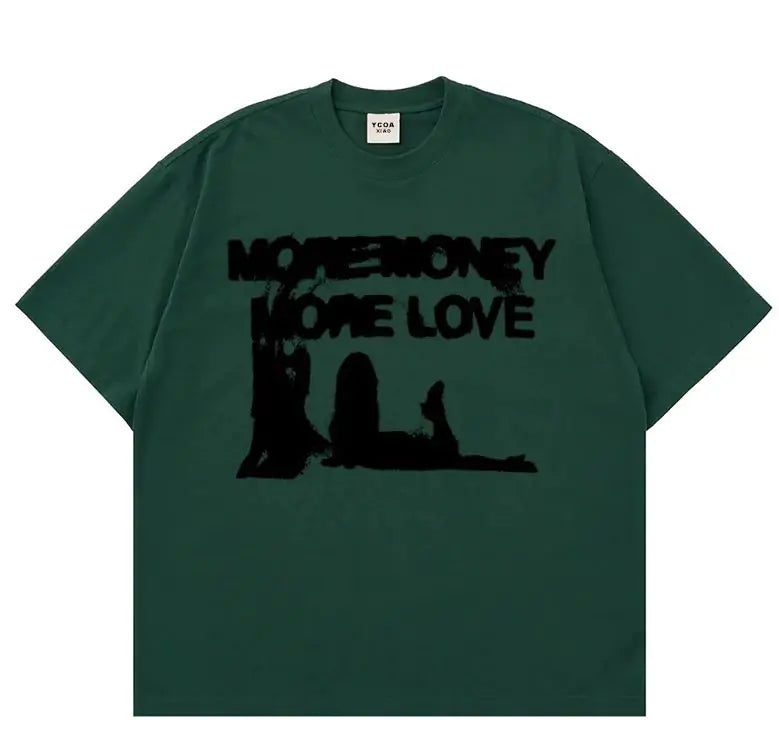 Men Oversized MORE MONEY T-Shirt