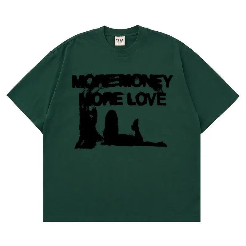 Men Oversized MORE MONEY T-Shirt