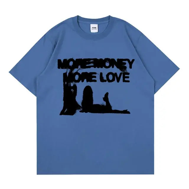Men Oversized MORE MONEY T-Shirt