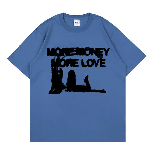 Men Oversized MORE MONEY T-Shirt