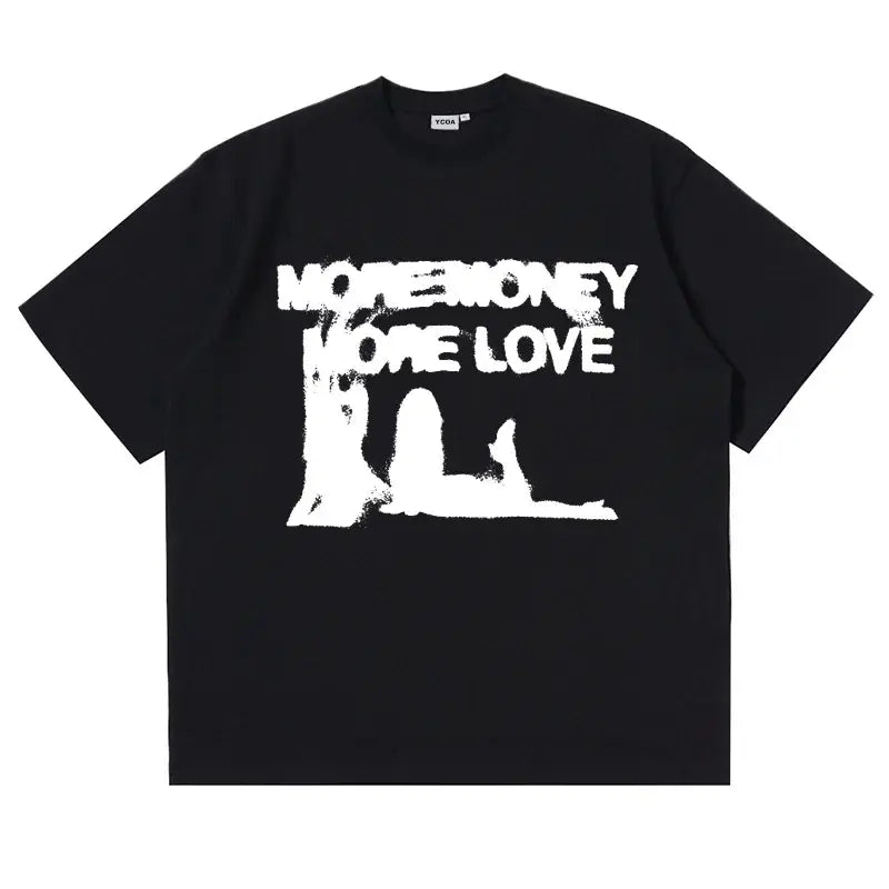 Men Oversized MORE MONEY T-Shirt