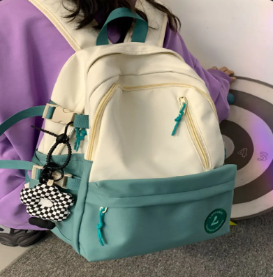 Large Capacity Pure Color Minimal Versatile Travel Backpack