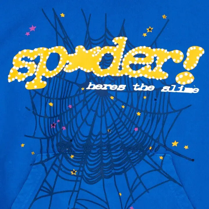 Spider Letter Prints Hoodies